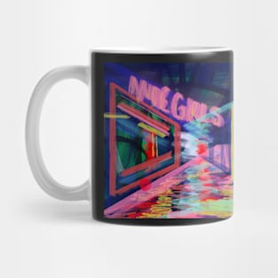 Neon Street Pink Blue Mug